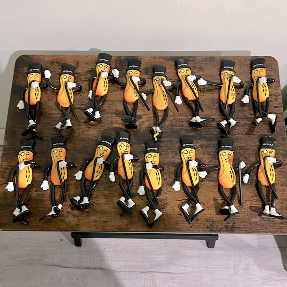 Vintage Planters Mr. Peanut Bendy Bendable Advertising Toy Figure LISTING FOR 1